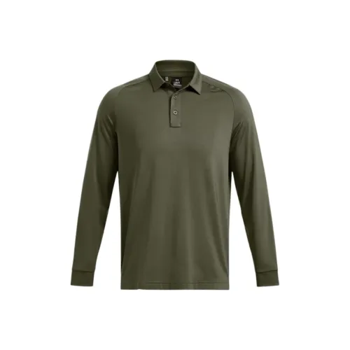 Under Armour Тактический Elite Polo Мужской Зеленый