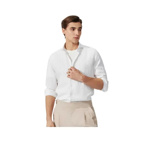 BY CREATIONS Рубашка Мужская Синяя Полоска