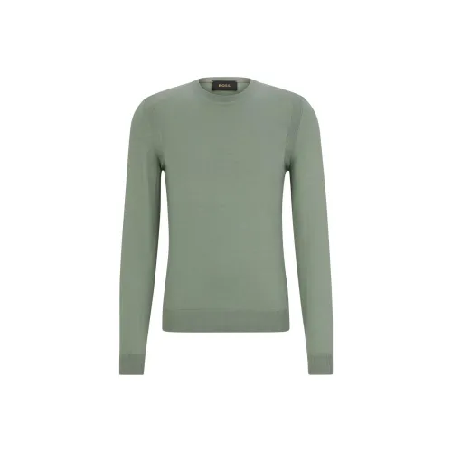 Hugo Boss Зеленые Мужские Свитера