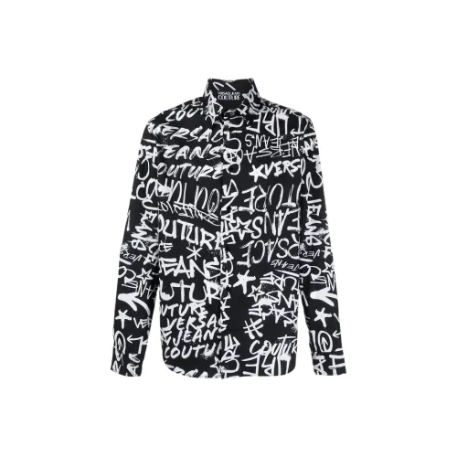 VERSACE JEANS COUTURE Рубашка Мужская Черная