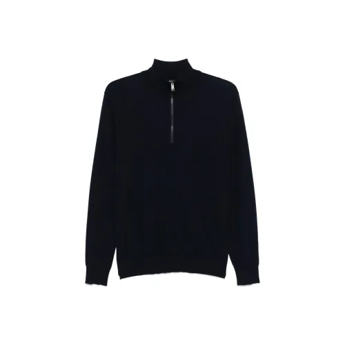 Ermenegildo Zegna Men's Blue Sweaters Эргенжильдо Зегна Мужские Синие Свитера