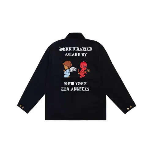 Carhartt WIP Awake Ny X Bornxraised Tripartite Collection Черные Мужские Куртки