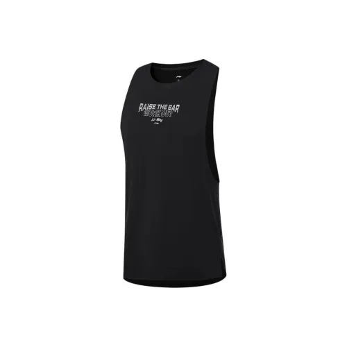 LINING Fitness Series Топ для тренировок Мужской Черный