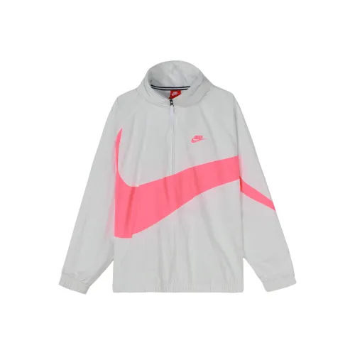 Nike Big Swoosh Куртка Мужская Белая