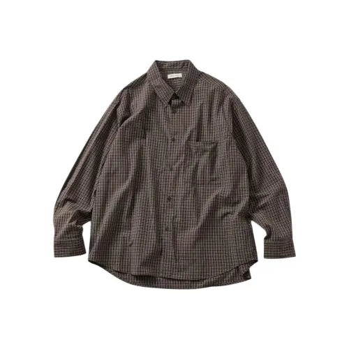 FREAK'S STORE CO-BRAND Коричневые Мужские Рубашки