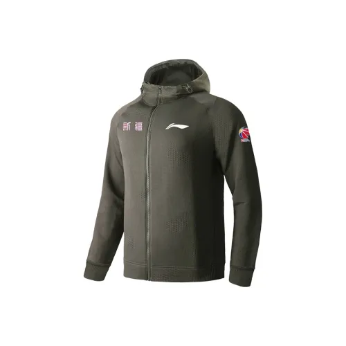 LiNing CBA Collection Свитшот Мужской Обсидиановый Серый