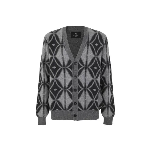 ETRO Серые Мужские Свитера