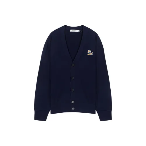 Maison Kitsune Синий Мужской Трикотаж