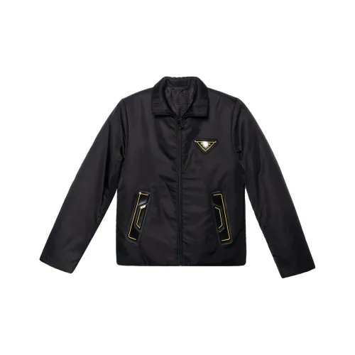 PRADA Мужские черные куртки