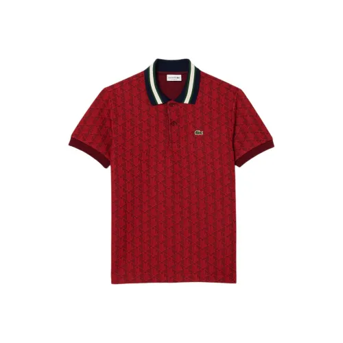 LACOSTE Collaboration Мужская Поло Красная