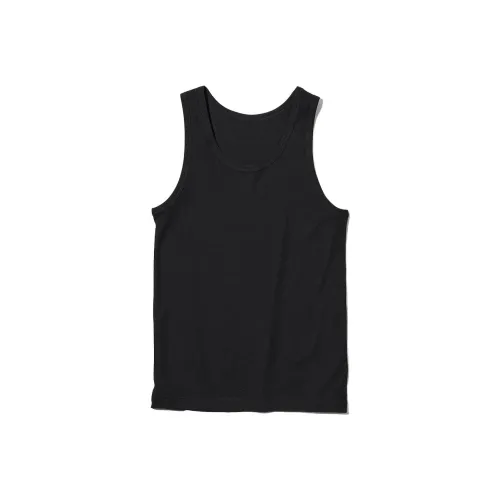 UNIQLO Черные Унисекс Майки
