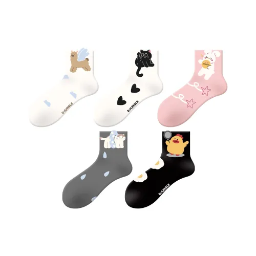 DJUNGLE Низкие носки унисекс 5 пар милый шалаш