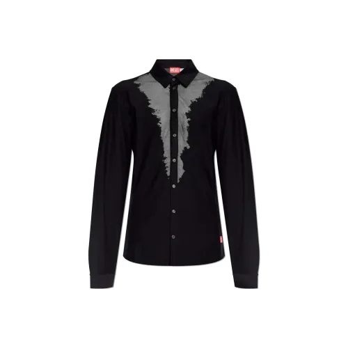 DIESEL Мужские Черные Рубашки