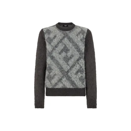 FENDI Серые Мужские Свитера