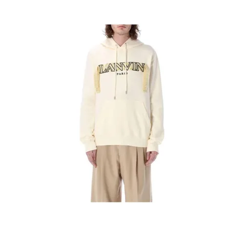 Lanvin Светло-желтые мужские свитера