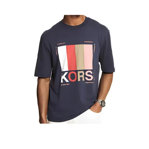 MICHAEL KORS Рубашка Мужская Midnight Blue