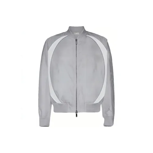 DIOR X AIR Jordan 1 Capsule collection Куртки Пальто Мужской Серый