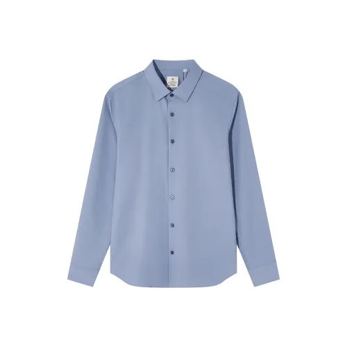 DIDIBOY Джинсовый синий Мужские рубашки