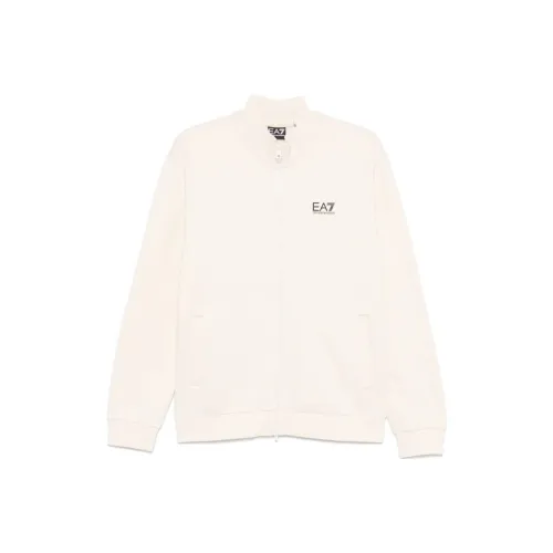 EMPORIO ARMANI EA7 FW24 Толстовка Мужской Светлый Бежевый