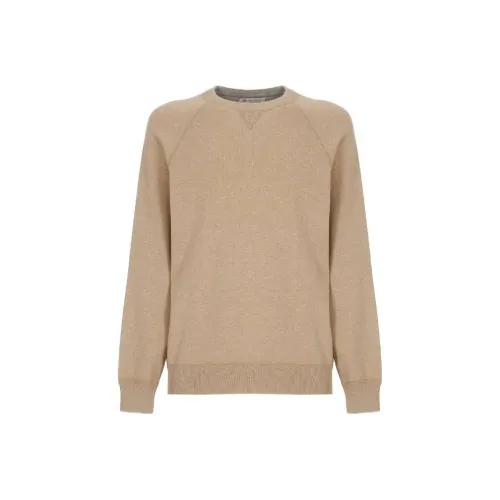 BRUNELLO CUCINELLI Khaki Мужские Свитера