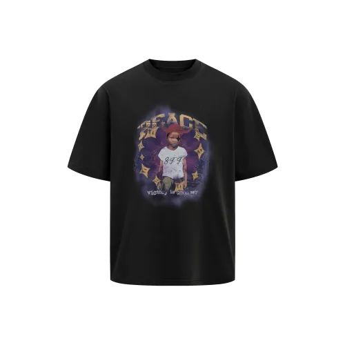 8FF T-Shirt Унисекс Hawk Спина Серый