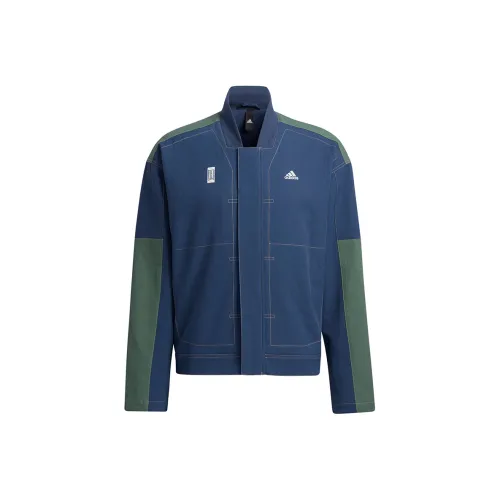 Adidas Темно-синие мужские куртки