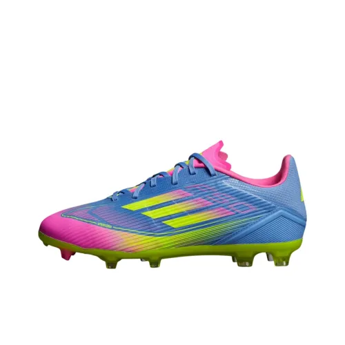 Adidas F50 League Slip-Resistant Abrasion-Resistant Футбольные бутсы Унисекс Синий Желтый