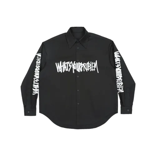 BTW Черная унисекс рубашка