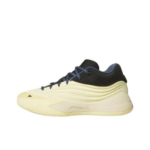 Adidas Dame 10 Slip-resistant Abrasion-resistant Low-top Basketball Shoes Men's Yellow Black Adidas Dame 10 Противоскользящие Устойчивые к истиранию Низкие Баскетбольные Кроссовки Мужские Желтый Черный