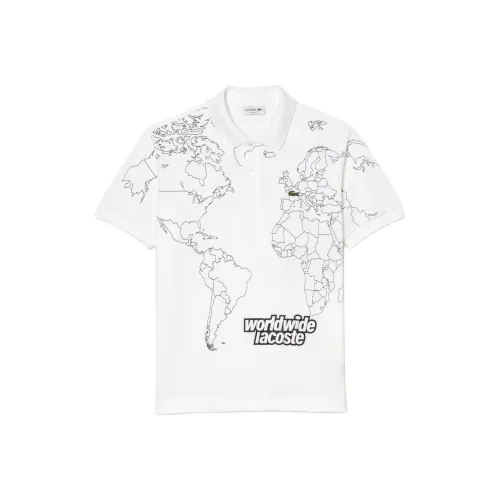 LACOSTE Белая Мужская Поло