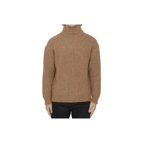 ROBERTO COLLINA Коричневый Мужской Свитера