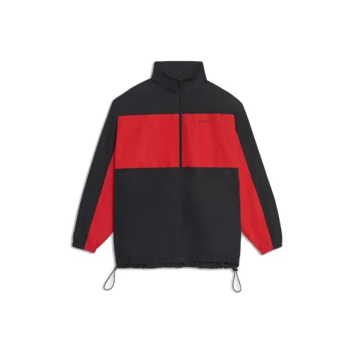 Balenciaga Куртки и Пальто Свободный крой Унисекс Черный Красный