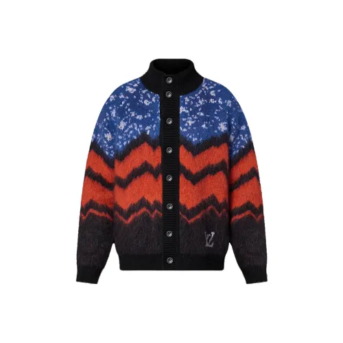 LOUIS VUITTON FW23 Кашемировый свитер мужской многоцветный