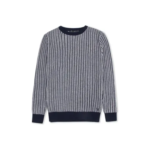 GUESS Свитер Мужской Синий в Полоску