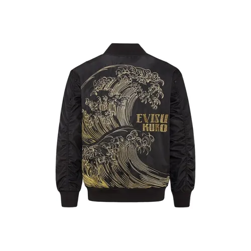 EVISU Мужские черные куртки