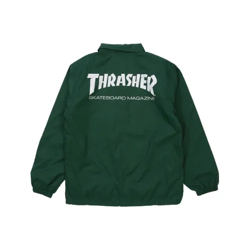 Thrasher Зеленая Унисекс Куртка