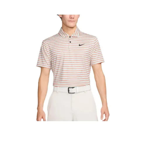 nike Полосатый GOLF Поло Поло Мужской Кокосовое молоко