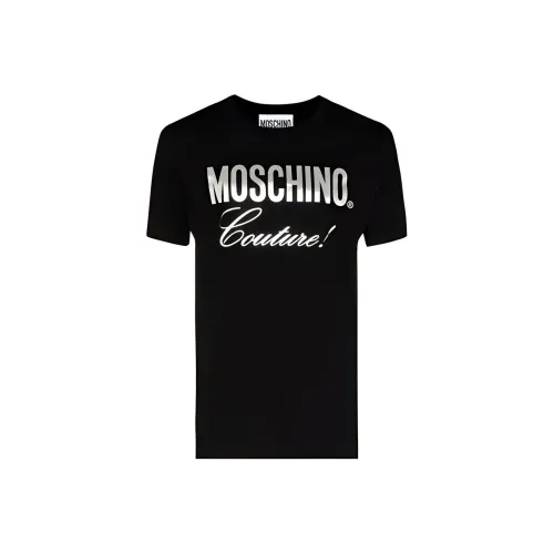 MOSCHINO SS20 T-Shirt Унисекс Черный