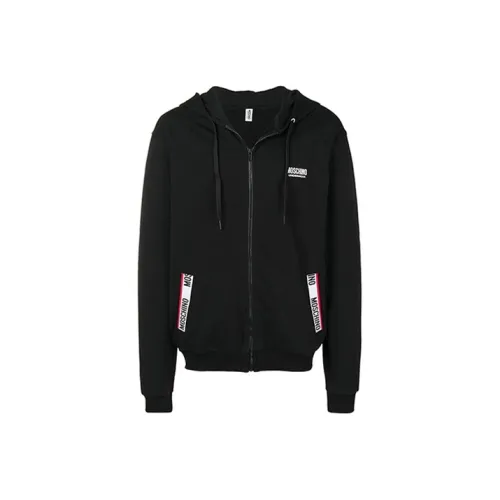 MOSCHINO Мужские черные куртки