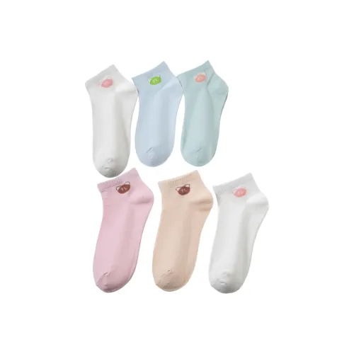 WEIYAFEI Низкие носки женские упаковка из 6 пар