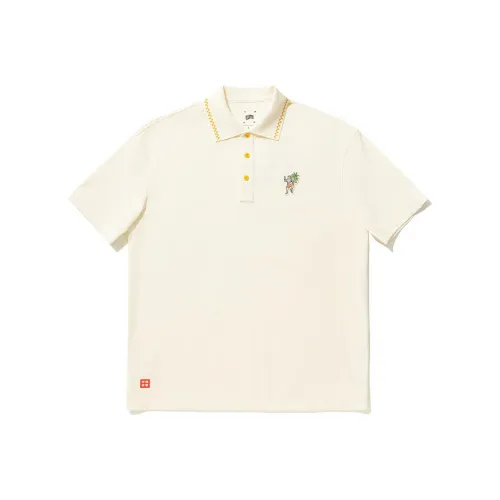 LINING x BILLIONAIRE BOYS CLUB Поло Мужское Экрю