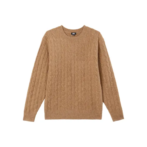 UNIQLO Трикотаж Мужской Темно-бежевый