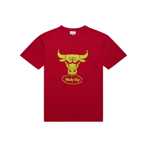 MITCHELL NESS X NBA Chicago Bulls Футболка Мужская Красная