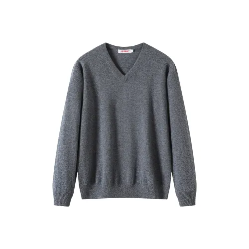 H YXIANG Кашемир Свитер Мужской