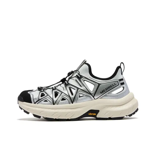MERRELL Slip-Resistant Водонепроницаемая Горная Обувь Унисекс Серебристо-Черная