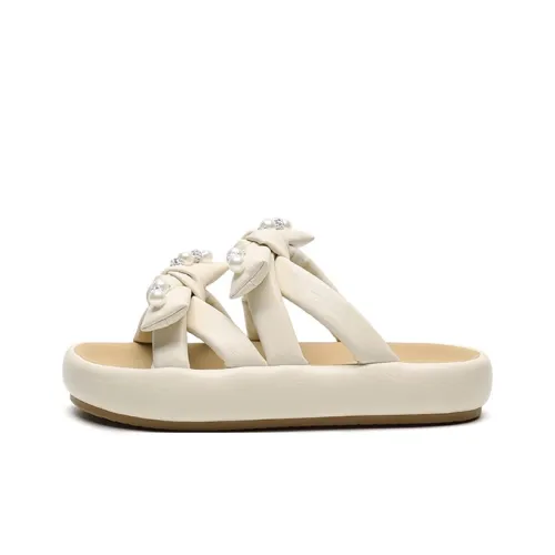 JOSINY Шлепанцы Женские Ecru