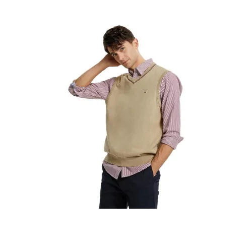 Tommy Hilfiger Топ без рукавов Мужской Хаки