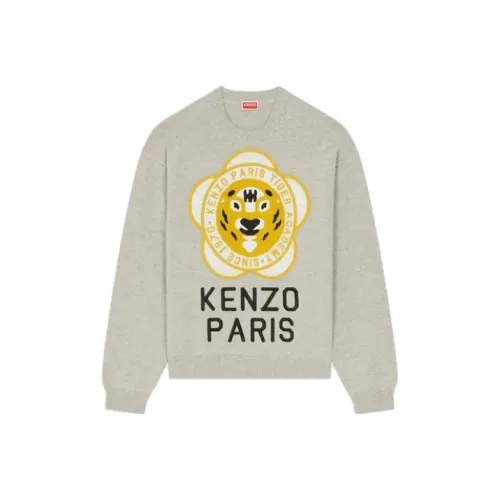 KENZO Серые Мужские Свитера