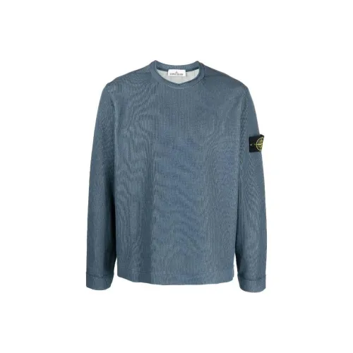 STONE ISLAND Серый Синий Мужские Свитера