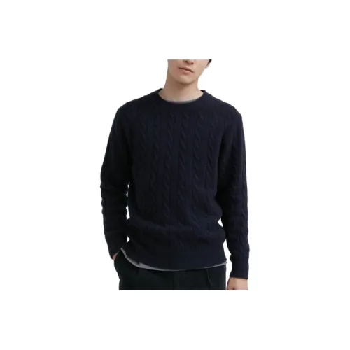 UNIQLO Трикотаж Мужской Темно-Синий